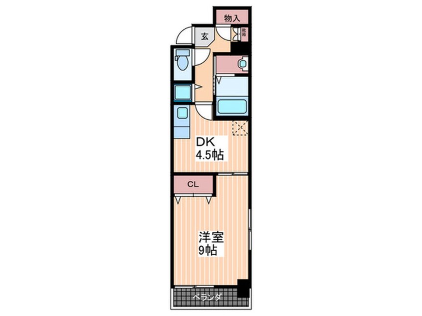 間取図 カ－サ土橋