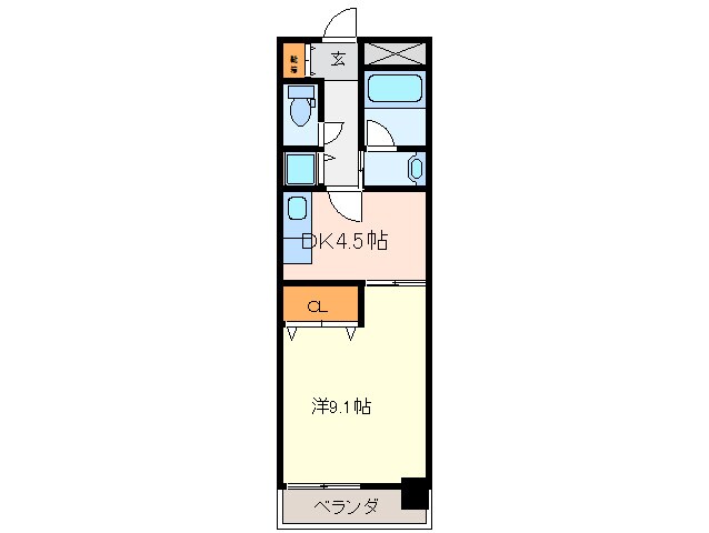 間取り図 カ－サ土橋