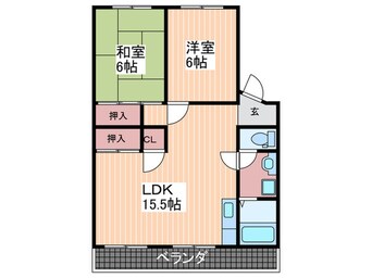 間取図 プレベール梅林