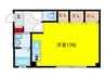 十日市清水ビル 1Rの間取り
