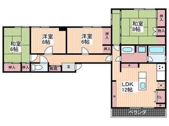 間取図 十日市清水ビル