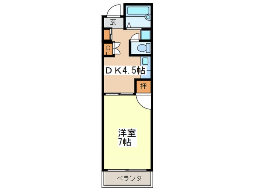 間取図 月森大手町ビル