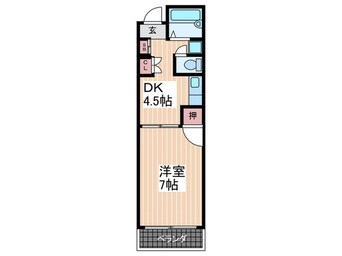 間取図 月森大手町ビル