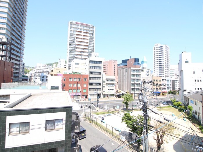 室内からの展望 山崎ビル