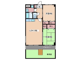 間取図 シャトー広本Ⅰ