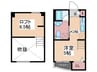 ZWEI 1Kの間取り