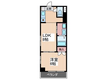 間取図 ノ－ブル平和大通り