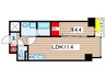 サニーフィールド 1LDKの間取り