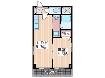 間取図 レスペランザⅡ