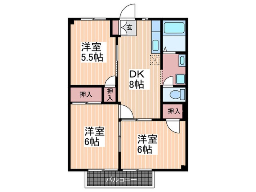 間取図 ニューシティ西本