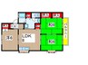 セジュール野北　Ｃ棟 3LDKの間取り