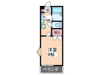 間取図 コ－ポ中筋