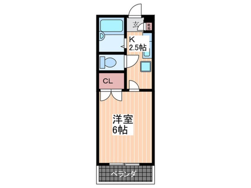 間取図 コ－ポ中筋