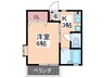 セジュ－ルＵ 1Kの間取り