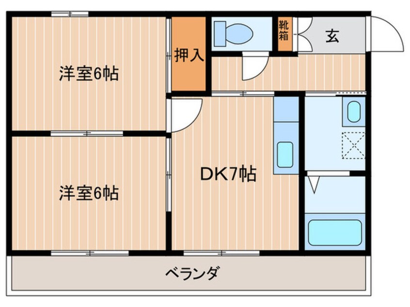 間取図 房尾本店三篠ビル