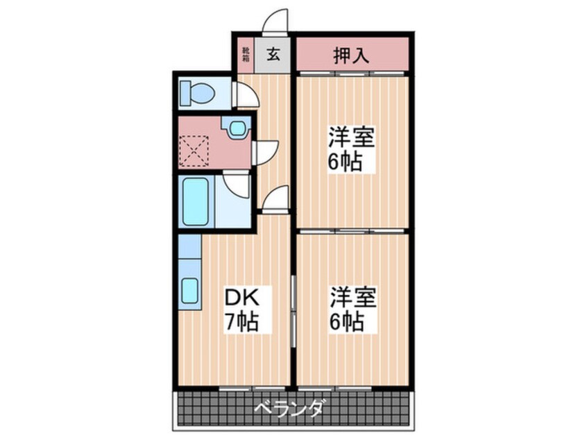 間取図 房尾本店三篠ビル