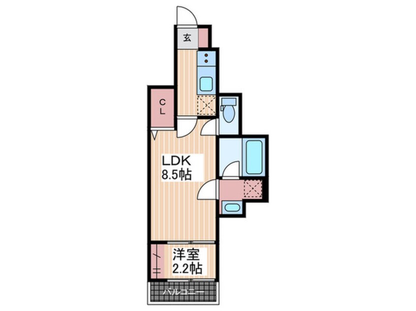 間取図 M　Terrace藤垂園　弐番館