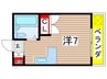 リバーサイドビル 1Rの間取り