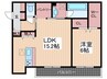 Ｂｒｉｇｈｅｓｔ船越 1LDKの間取り