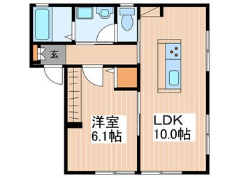 間取図 サリーゼ名田