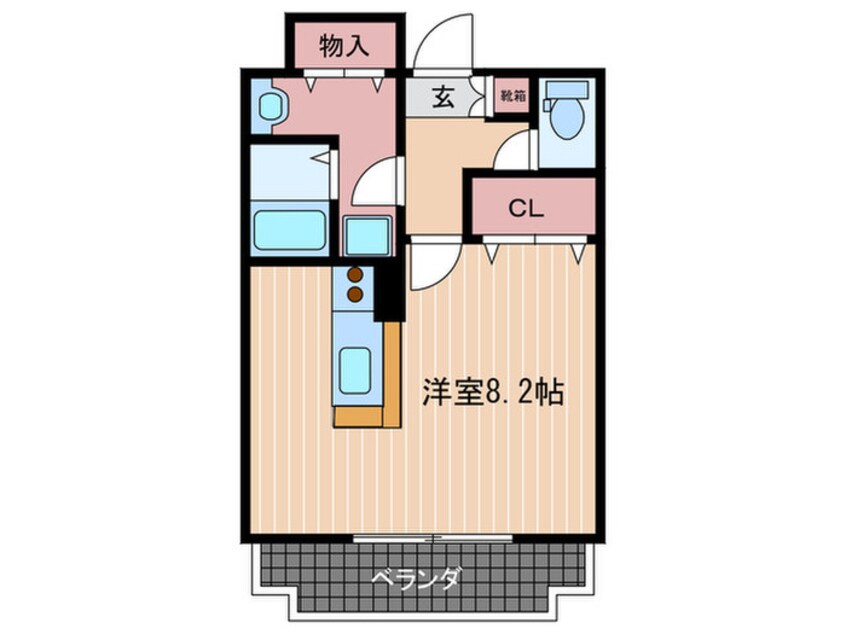 間取図 グリ－ンヒル