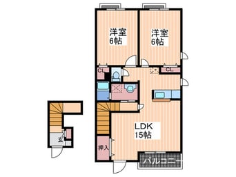 間取図 サン・ジェルメ