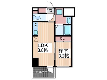 間取図 Ｓ－ＲＥＳＩＤＥＮＣＥ舟入本町