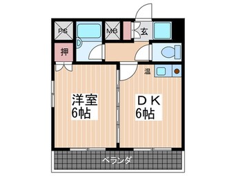 間取図 ラトゥ－ル広島