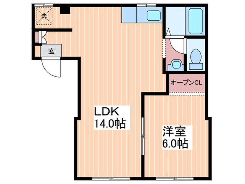 間取図 桜尾ハイツ