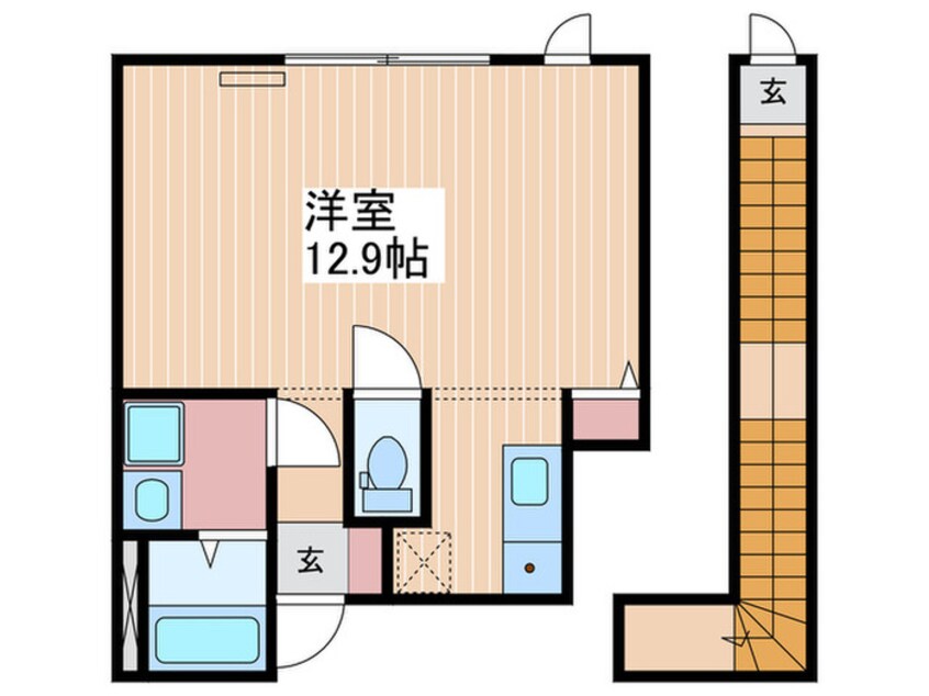 間取図 レーブハウス楽々園