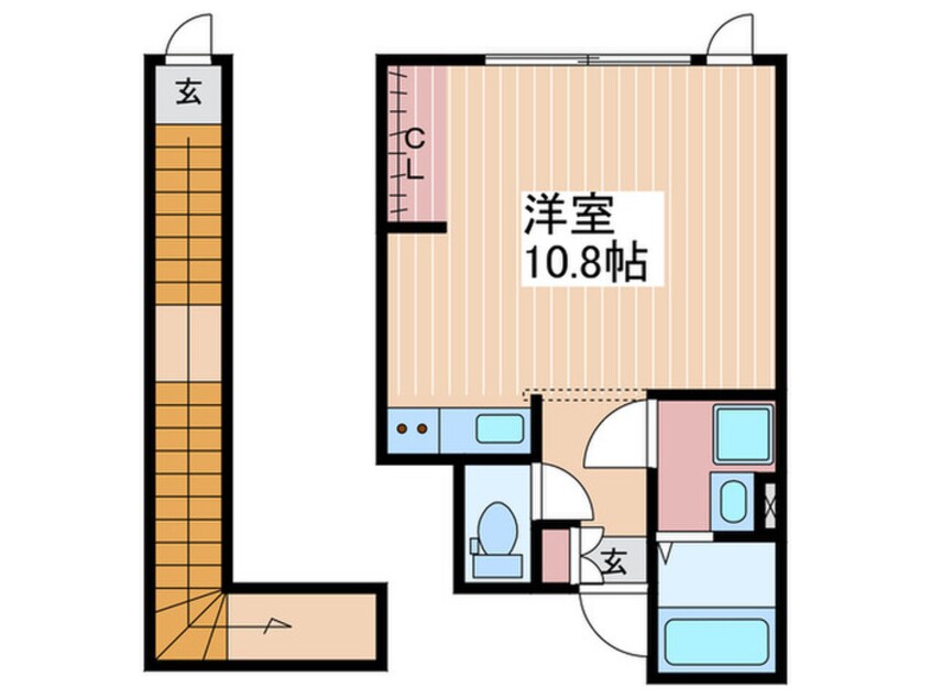 間取図 レーブハウス楽々園