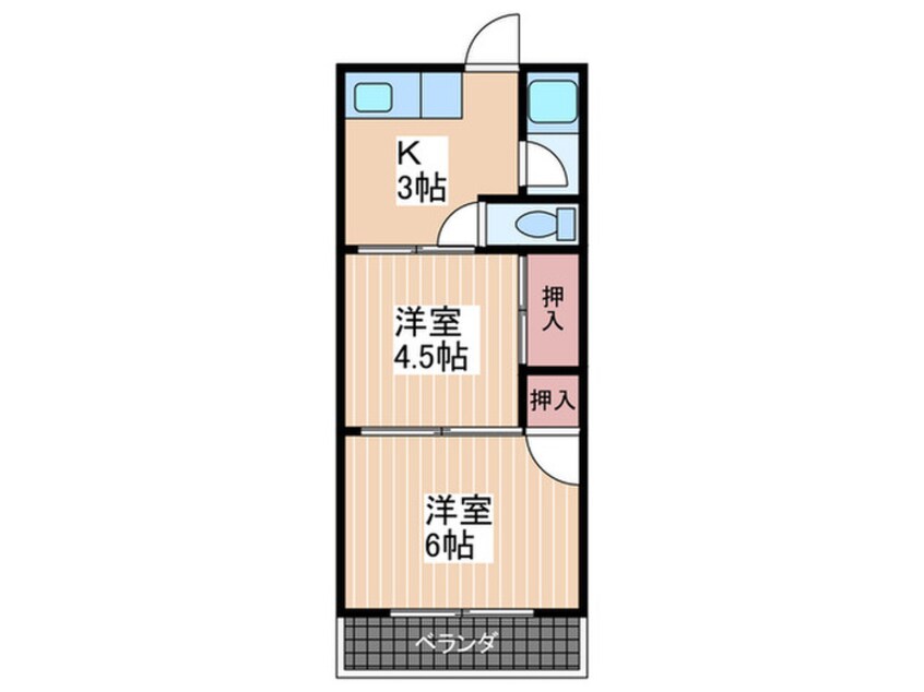 間取図 家花ビル