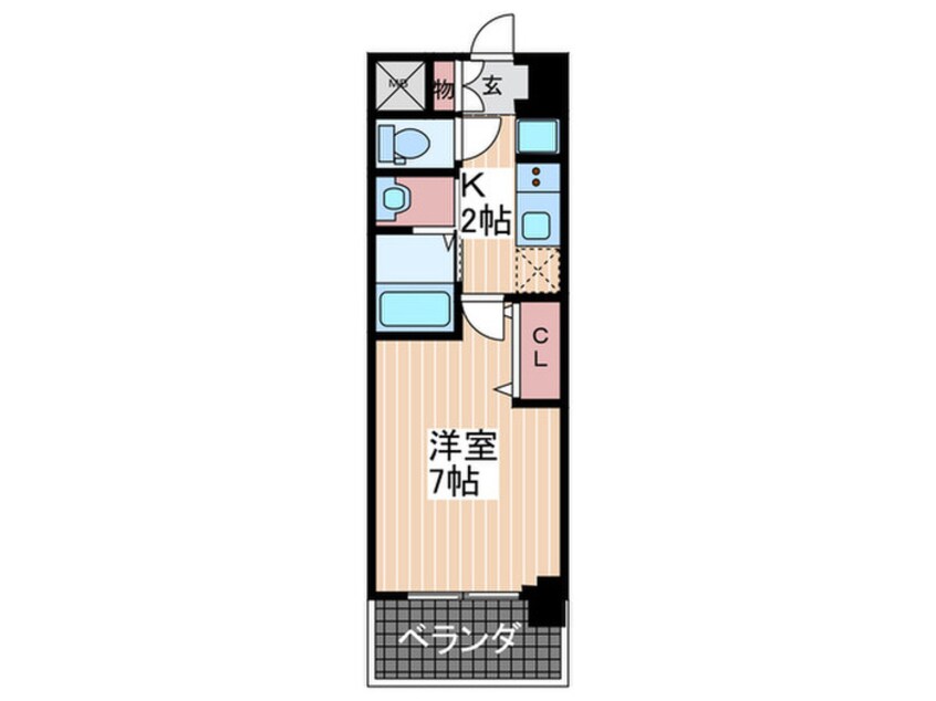 間取図 ＥＣ広島国泰寺