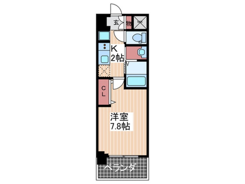 間取図 ＥＣ広島国泰寺