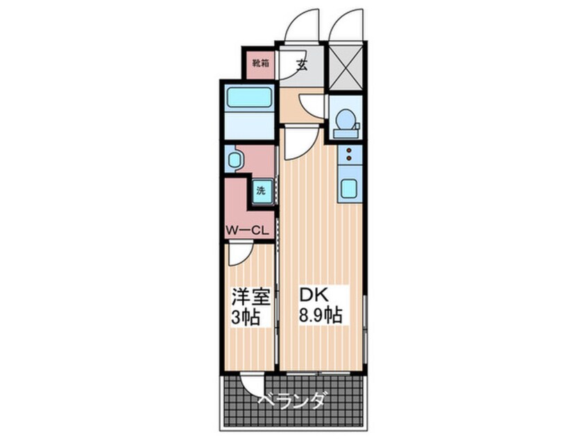 間取図 ＥＣ広島国泰寺