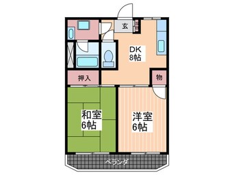 間取図 芦屋ビレッジ