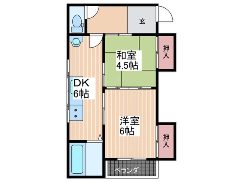 間取図 マツモトビルⅢ