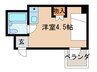 アスプロパラティ３ 1Rの間取り