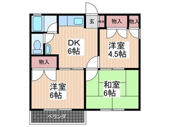 間取図 なかしまコートヴィレッヂ