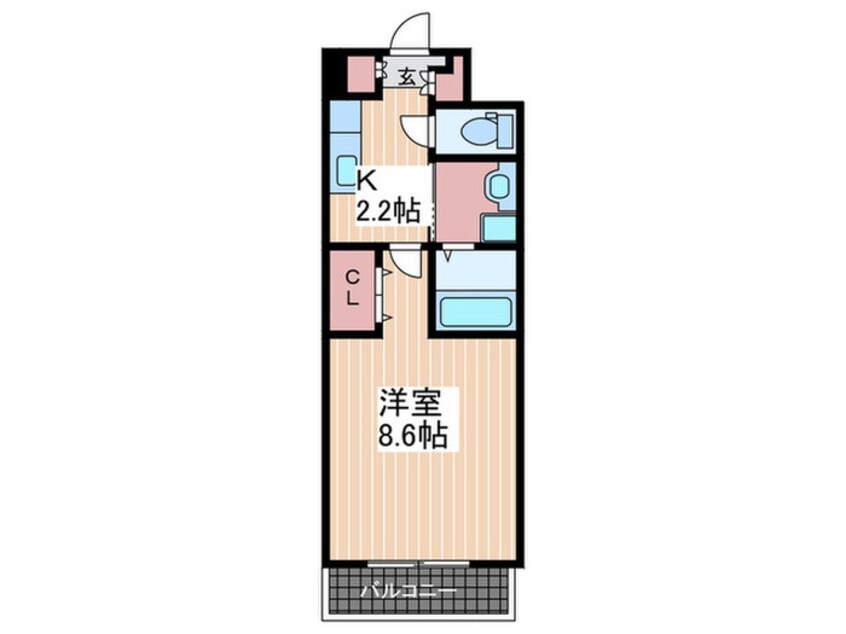 間取図 セブンコート長束駅前　Ｂ棟