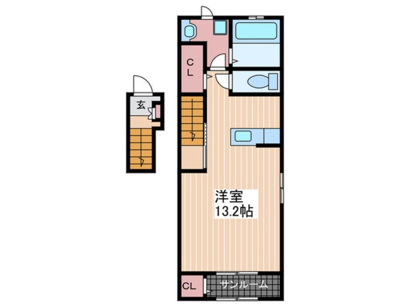 間取図 Ｌラシック古市橋