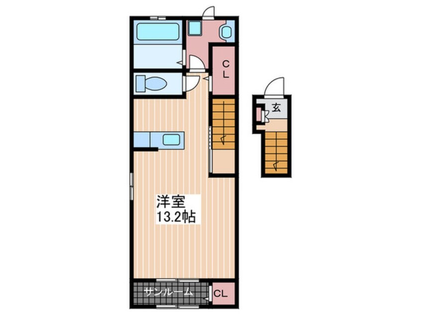 間取図 Ｌラシック古市橋