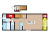 Ｌラシック古市橋 1Rの間取り
