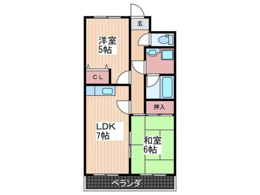 間取図 コンフォートNビル