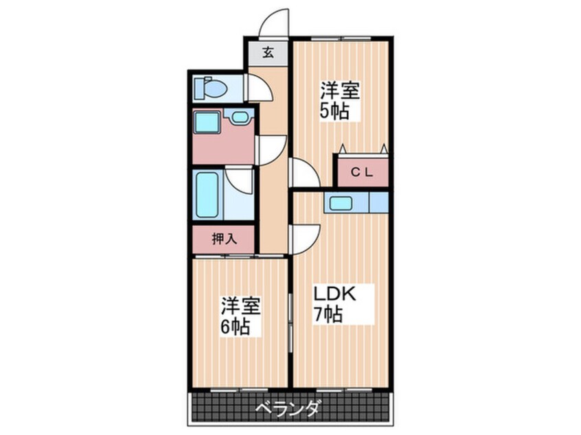 間取図 コンフォートNビル