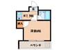 大州タワー 1Kの間取り