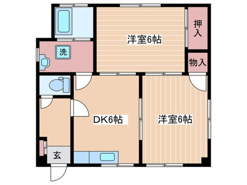 間取図 明光コーポラス