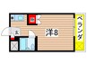 ハイネ長束21 1Rの間取り