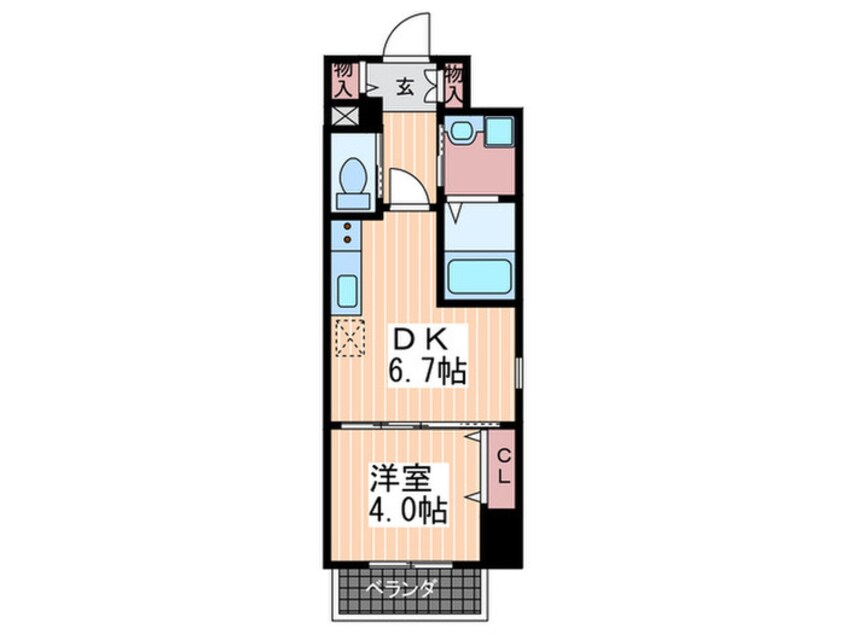 間取図 Katayama BLDG23