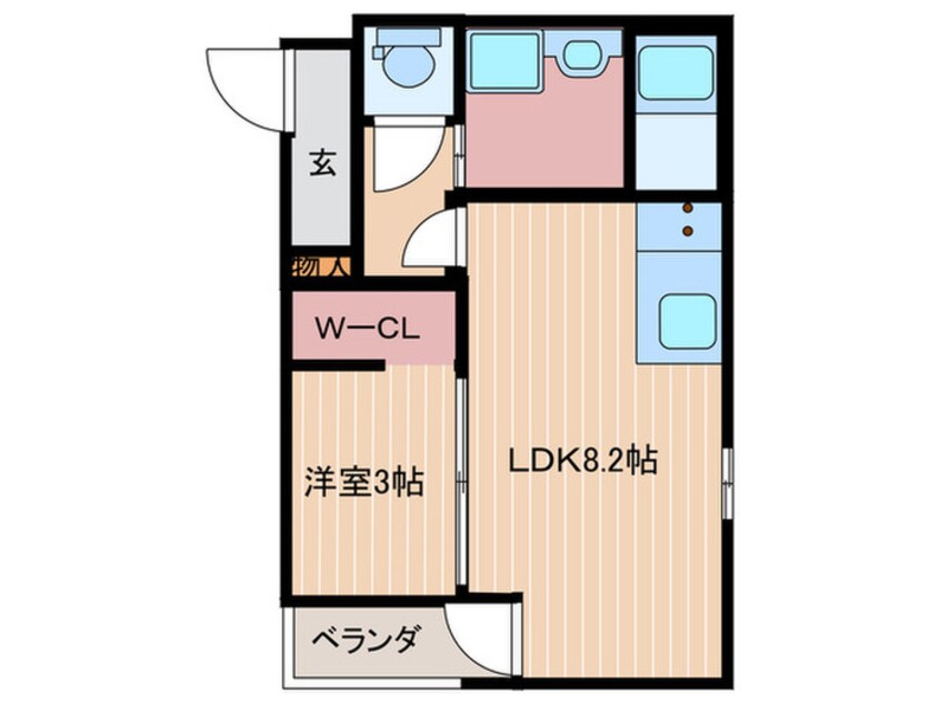 間取図 MOVE古江西町